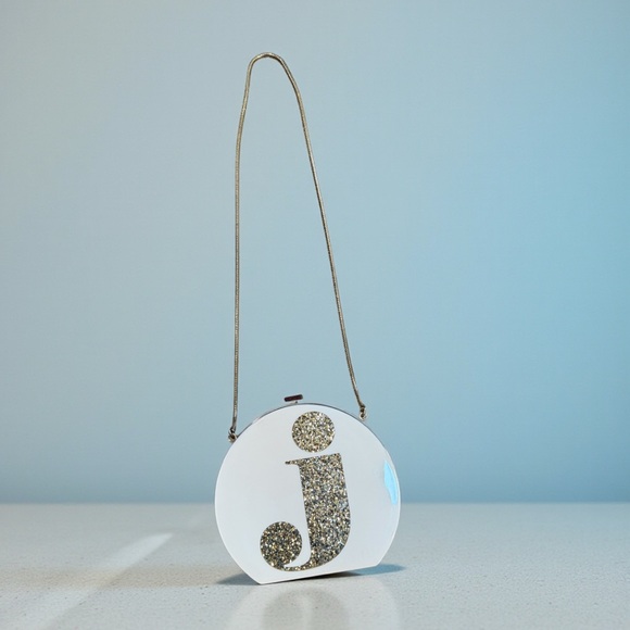 Kate Spade New York Evening Belles Initial Clutch Bag “J” - Picture 8 of 10